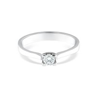 Ring Roman Gioielli Woman in White Gold Diamante 0.15 Ct R259A24N255M43 - R259A24N255M43